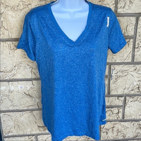 Reebok Blue V Top workout Running Size Large gym running - Picture 8 of 8